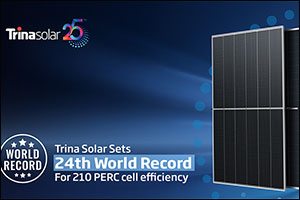 Trina Solar Breaks World Record for the 24th Time
