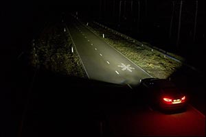 Ford Headlight Tech Helps Keep Drivers' Eyes on the Road
