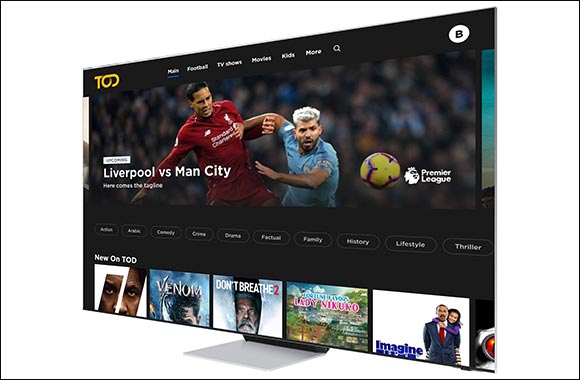 Samsung Electronics's New Partnership with TOD to Grant Smart TV Users the First Access to TOD TV App Providing Live Sports and Entertainment Content