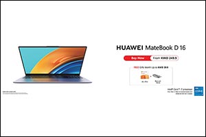 The new HUAWEI 16-inch Laptops depicted: HUAWEI MateBook D 16 and HUAWEI MateBook 16s