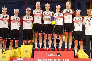 Historical Vuelta for UAE Team Emirates