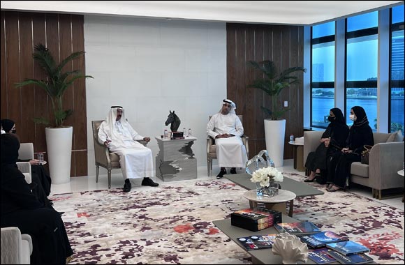 Mohammed Bin Rashid Library Welcomes a Delegation from Mohammed Bin Rashid Space Centre