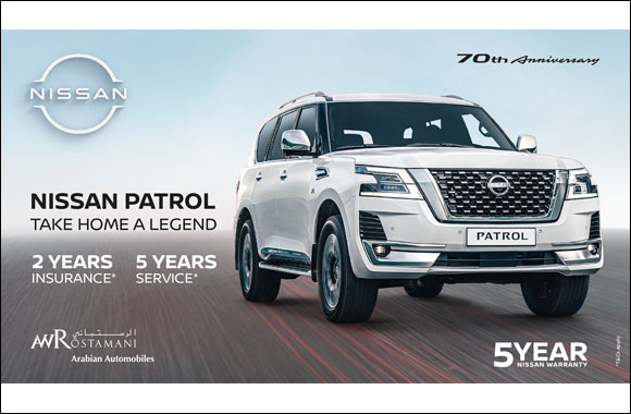 Nissan Patrol: Take home a legend with exclusive offers from Arabian Automobiles