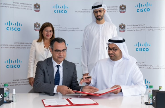 MoU between Minister of State for Artificial Intelligence, Digital Economy and Remote Work Applications and Cisco