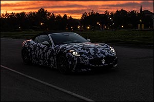 The First Images of the new Maserati GranCabrio Prototype