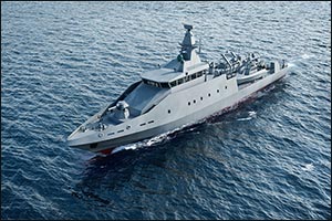 EDGE entity ADSB unveils a 51m Offshore Patrol Wessel at Indo Defence 2022