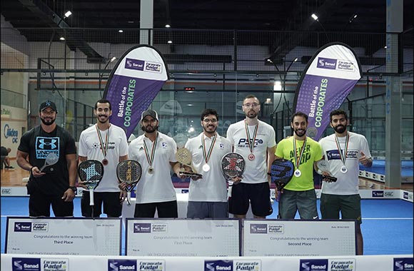 Sanad Hosts Its First Corporate Padel Tournament