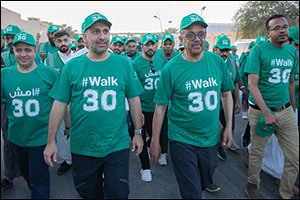 WHO Chief Joins Saudi #walk30 Initiative