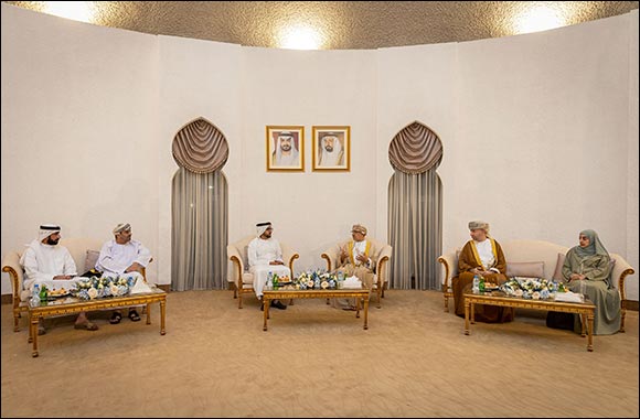 Sheikh Fahim Al Qasimi receives Omani Minister of Heritage and Culture