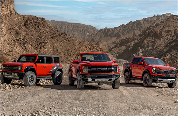‘Raptor Land' Middle East Becomes First Region to Welcome All Three of Ford's Off-Road Performance Beasts