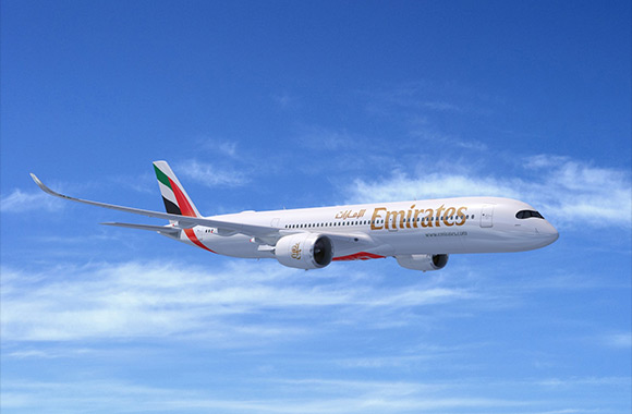 Emirates Invests in High-speed Inflight Broadband Onboard 50 new A350 Aircraft