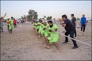 Desert Group wins Tug of War Competition's Title of the 4th Labor Sports Tournament