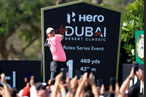 Golf Stars Chasing Leader Rory Mcilroy after His Stunning Birdie Blitz at Hero Dubai Desert Classic
