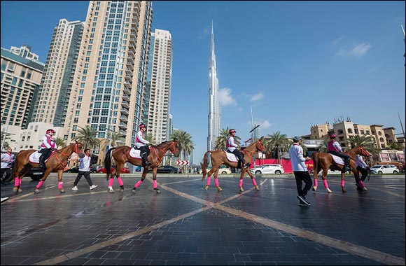 Pink Caravan Equestrian Brigade Strides Through Dubai Streets with Cheers of Awareness