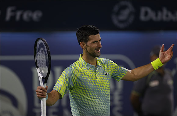 Djokovic looks Sharp as he Books Customary Place in Dubai Duty Free Tennis Championships Quarterfinals