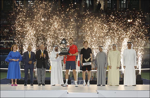 Medvedev Produces Final Flourish to Land Maiden Dubai Duty Free Tennis Championships Title