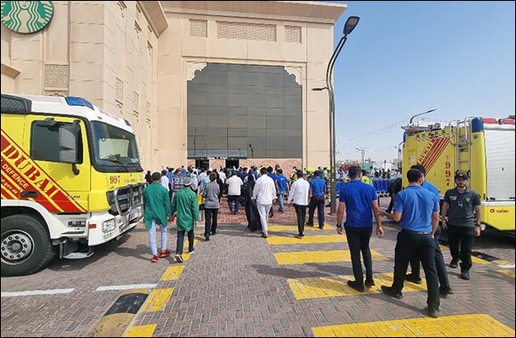 Union Coop: Mock Evacuation' Drill Conducted at Etihad Mall in Cooperation with Dubai Civil Defense