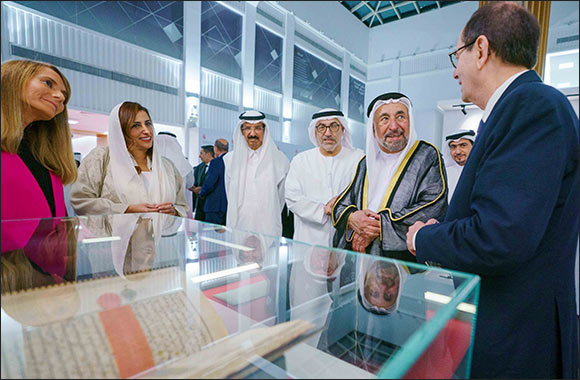 Sultan Al Qasimi Inaugurates “The Arabic Manuscript Collection of El Escorial” Exhibition
