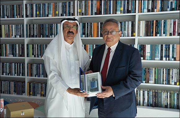 Mohammed Bin Rashid Library Welcomes the Director of Bibliotheca Alexandrina and the Executive Director of the Arab Fund for Arts and Culture