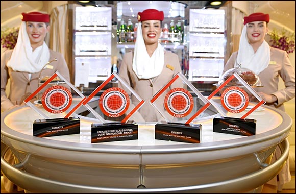 Emirates Celebrates a Quadruple Sweep at the 2023 Business Traveller Awards, Captures Top Spot with Best Airline Worldwide