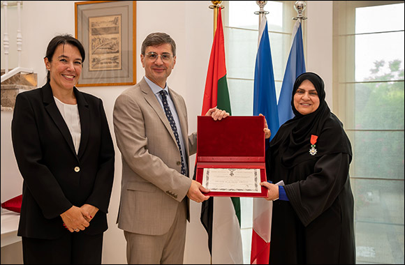 Eminent UAE Businesswoman Dr Raja Al Gurg receives French Legion of Honor