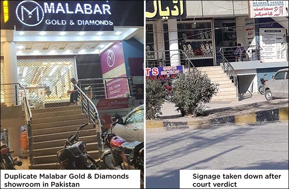 Duplicate Malabar Gold & Diamonds Showroom in Pakistan Shut Down by Authorities