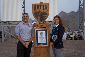 Dubai Holding Shares Video of the Hatta Sign Breaking a Guinness World Records Title