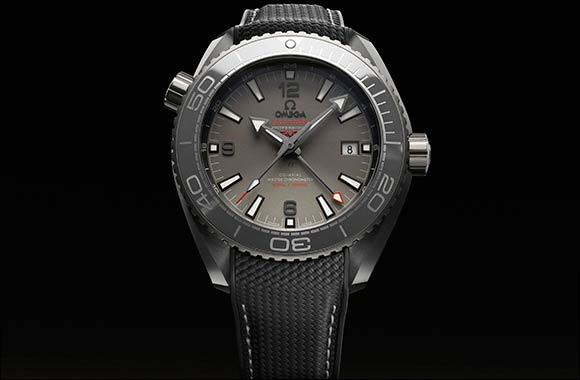 The Seamaster Planet Ocean Dark Grey  is Crafted in State-of-the-art Ceramic