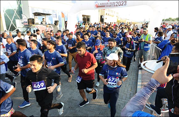 3500 Contestants Participate in the Running Competition of the 5th "Labor Sports Tournament"