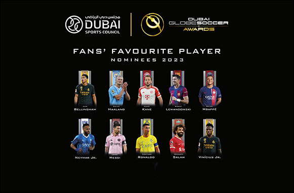 As Voting Opens for Dubai Globe Soccer Awards, European Champions Man City Dominate Nominations