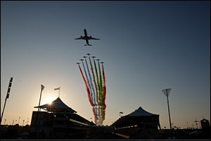 #abudhabigp Title Sponsor, Etihad Airways, Celebrates 20th Anniversary with Iconic Fly-past at Yas M ...