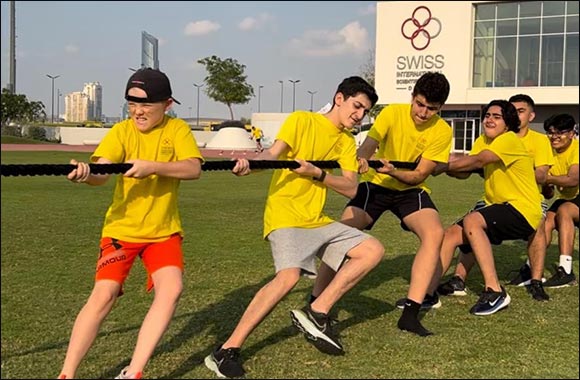 Students from Swiss International School Dubai compete at their 'Boarding Olympics'