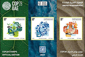 Emirates Post Group unveils Two Commemorative Stamp Sets Celebrating UAE's Hosting of COP28