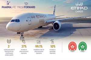 ETIHAD CARGO CONTINUES STRONG COOL CHAIN PRODUCT GROWTH TRAJECTORY