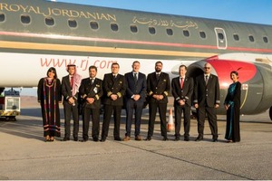Royal Jordanian flight touches down in ancient city of AlUla inaugurating new direct route