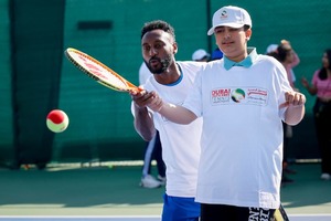 DUBAI DUTY FREE TENNIS CHAMPIONSHIPS SERVES UP SMILES AND SKILLS FOR CHILDREN OF DETERMINATION