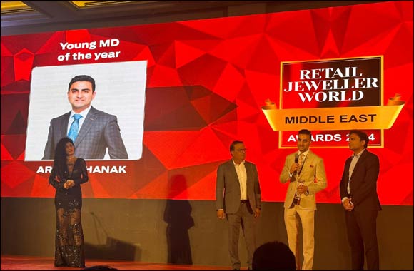 Mr. Arjun Dhanak of Kanz Jewels Clinches Youngest MD Award at The Retail Jeweller Dubai Forum