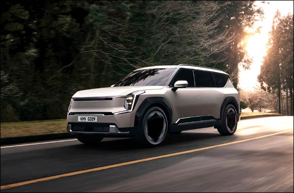 Kia EV9 selected as a Top Three in the World finalist in twin 2024 World Car Awards categories