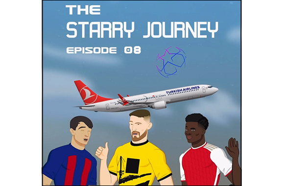 Turkish Airlines Lounge Business honours once again  UEFA Champions League memorabilia exhibit  “The Starry Journey”