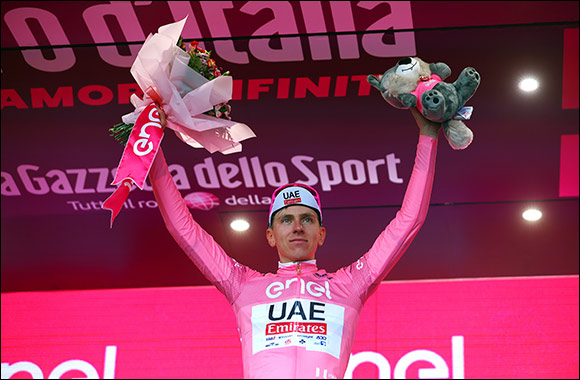 First victory and first Pink Jersey for Pogačar at Giro D'Italia
