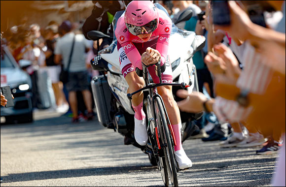 Pogačar goes fast in the ITT to take second place