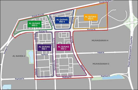 RTA completes internal roads and lighting works in 5 Al Qusais's Industrial areas