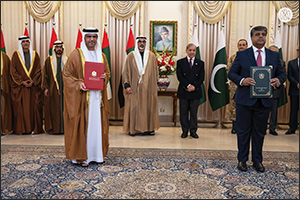 In the presence of Abu Dhabi Crown Prince Sheikh Khaled bin Mohamed bin Zayed Al Nahyan  AD Ports Gr ...