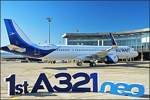 Airbus delivers first A321neo for Kuwait Airways