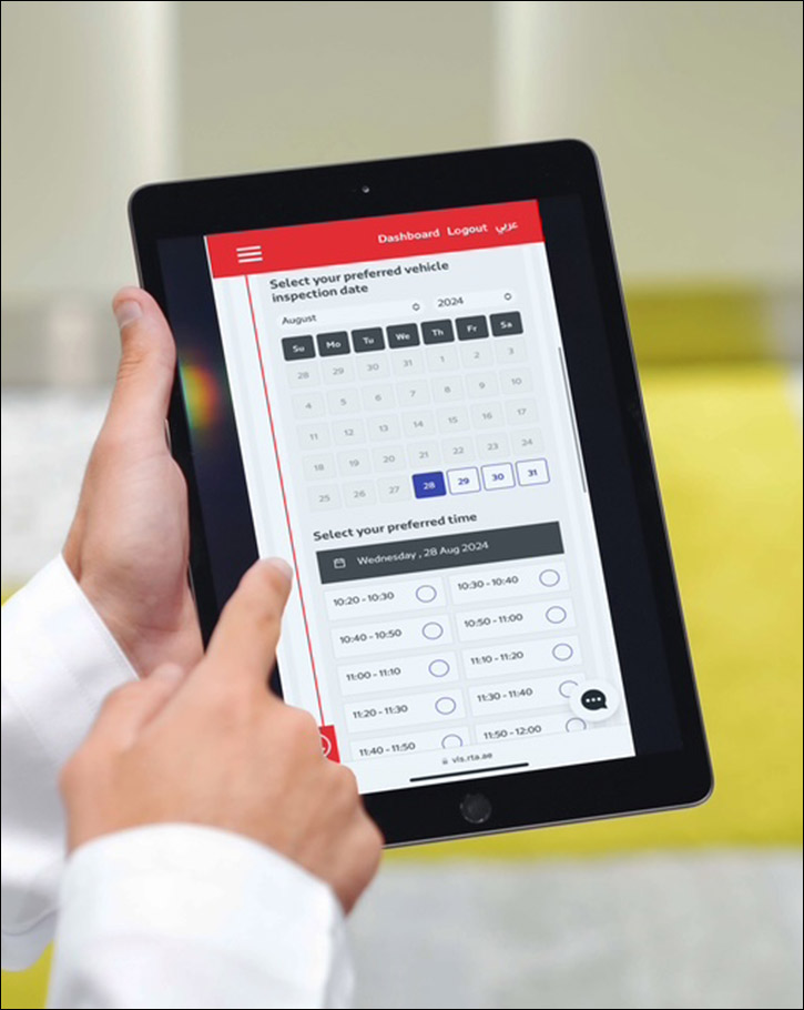 RTA Expands Vehicle Inspection Appointment Booking Service Across All Testing Centres in Dubai