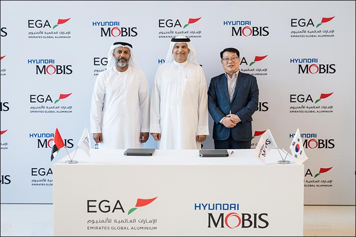 EGA supplies CelestiAL solar aluminium to global automotive parts maker Hyundai Mobis