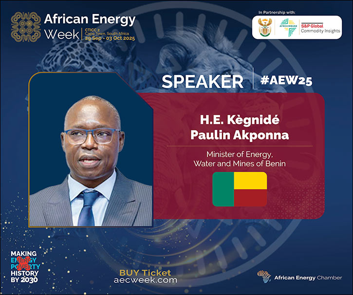 Benin's Minister of Energy, Water and Mines to Speak at African Energy Week (AEW) 2025 Amid Exploration, Energy Trade Surge