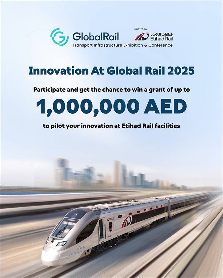 Etihad Rail Launches Second Edition of Global Rail Innovation Award, Offering AED 1 Million Grant to Advance Transport Infrastructure