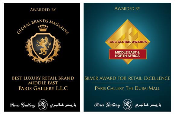 Paris Gallery Bags Two Prestigious Retail Awards
