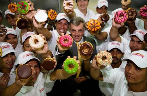 Dunkin' Donuts sells 1.8 Billion cups of coffee annually*